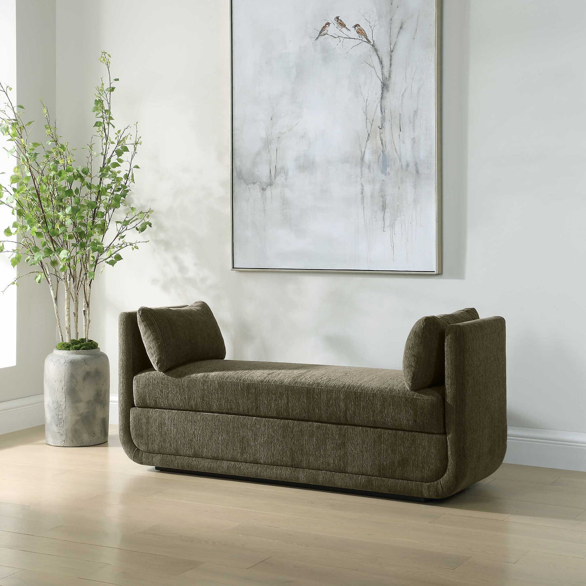Abound - Oversized Bench - Herb