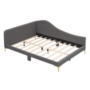 Upholstered Daybed With Headboard And Armrest, Support Legs - R&R Furniture Gallery (Fountain Valley, CA)