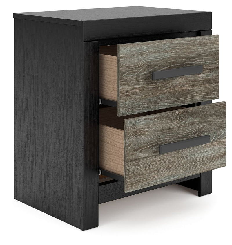 Broachmyn - Two Drawer Night Stand - R&R Furniture Gallery (Fountain Valley, CA)