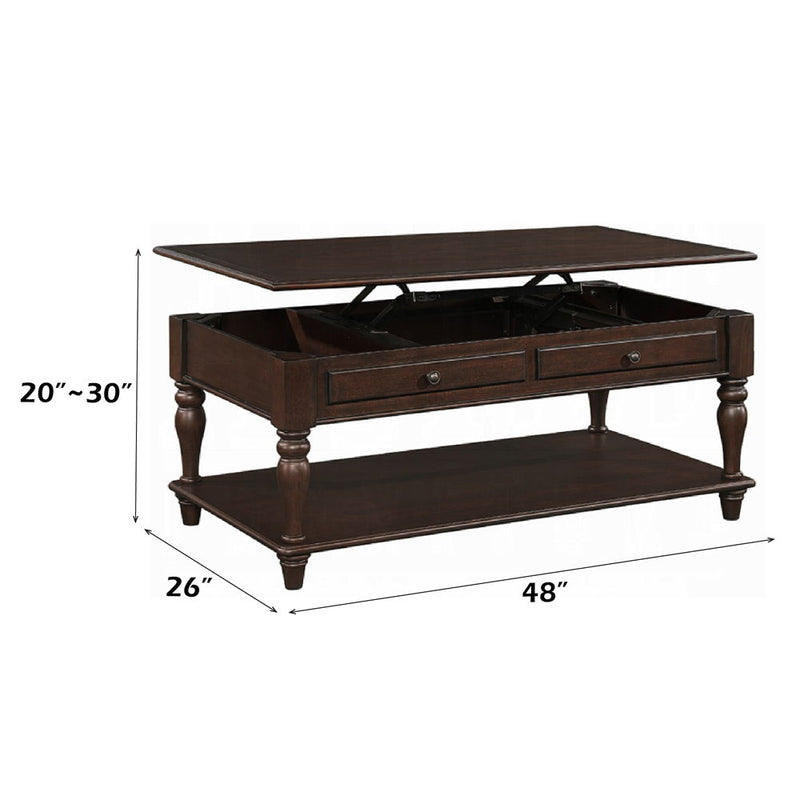 Farrel - Coffee Table With Lift Top - Walnut - R&R Furniture Gallery (Fountain Valley, CA)