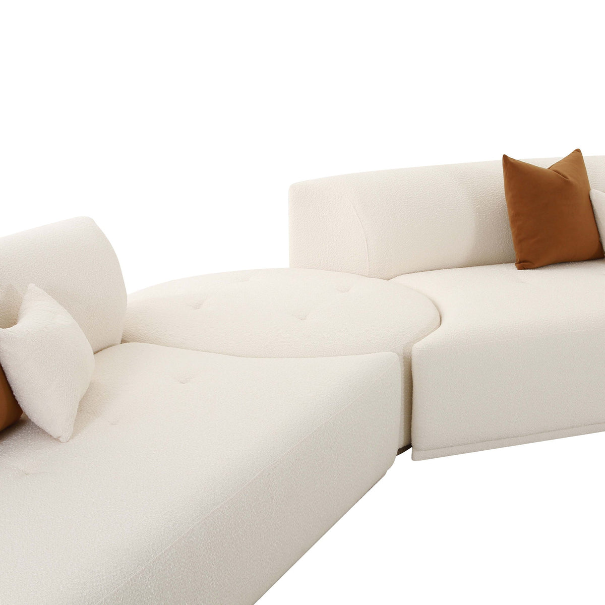 Fickle - Boucle Modular Sectional - R&R Furniture Gallery (Fountain Valley, CA)