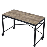 Oklarth - Writing Desk - Rustic Oak & Black - R&R Furniture Gallery (Fountain Valley, CA)