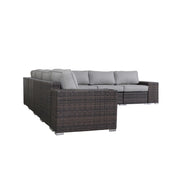 Modern Rattan Wicker Seating Group With Cushions - R&R Furniture Gallery (Fountain Valley, CA)