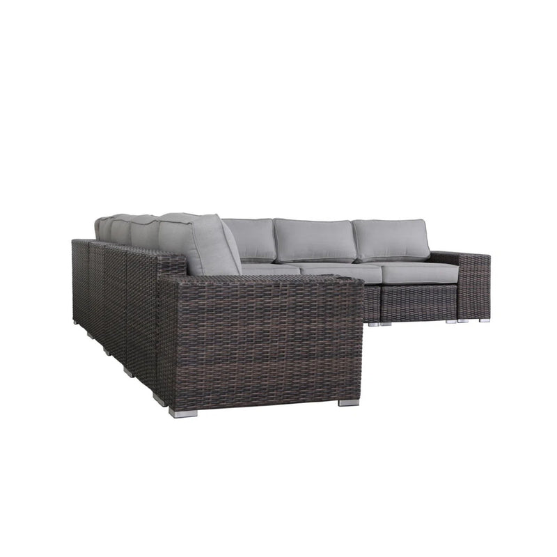 Modern Rattan Wicker Seating Group With Cushions - R&R Furniture Gallery (Fountain Valley, CA)