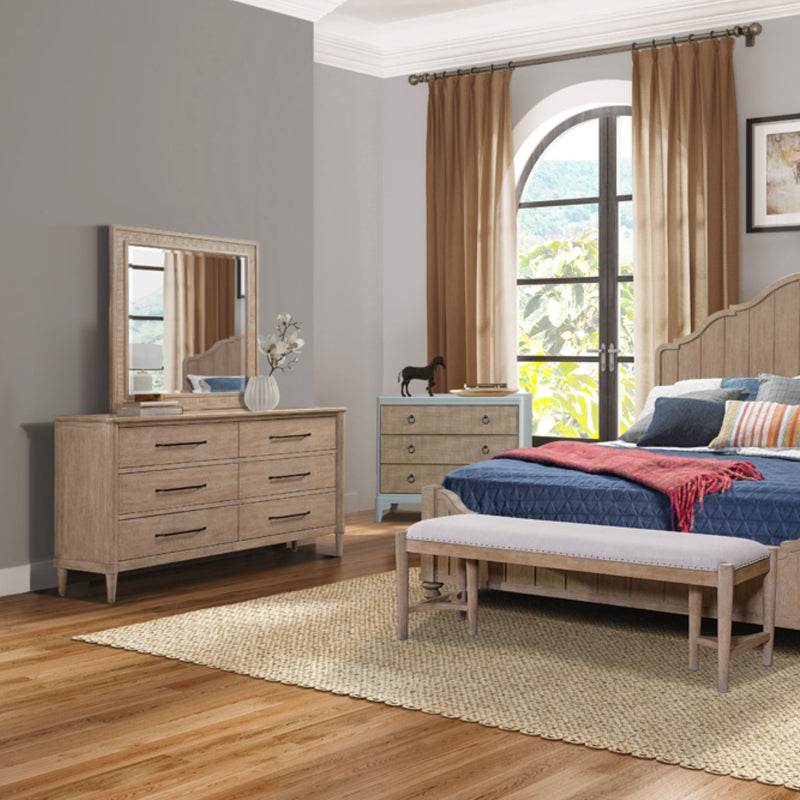 6 Drawer Dresser - Sand - R&R Furniture Gallery (Fountain Valley, CA)