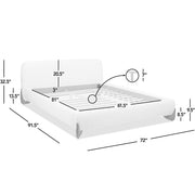 Alpine - Puffy Modern Platform Bed - R&R Furniture Gallery (Fountain Valley, CA)