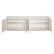London Place - Media Cabinet - Creamy Pearl - R&R Furniture Gallery (Fountain Valley, CA)