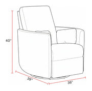 Turner - Manual Swivel Glider Recliner (Set of 2) - R&R Furniture Gallery (Fountain Valley, CA)