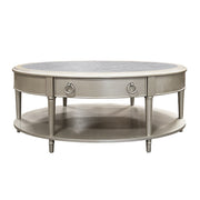 Kasa - Coffee Table - Sintered Stone Top & Champagne - R&R Furniture Gallery (Fountain Valley, CA)