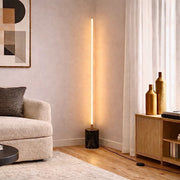 Prism - LED Floor Lamp With On / Off Switch Base - Gold / Marble - R&R Furniture Gallery (Fountain Valley, CA)