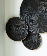 Rhetlen - Wall Decor - Black / Gold Finish - R&R Furniture Gallery (Fountain Valley, CA)