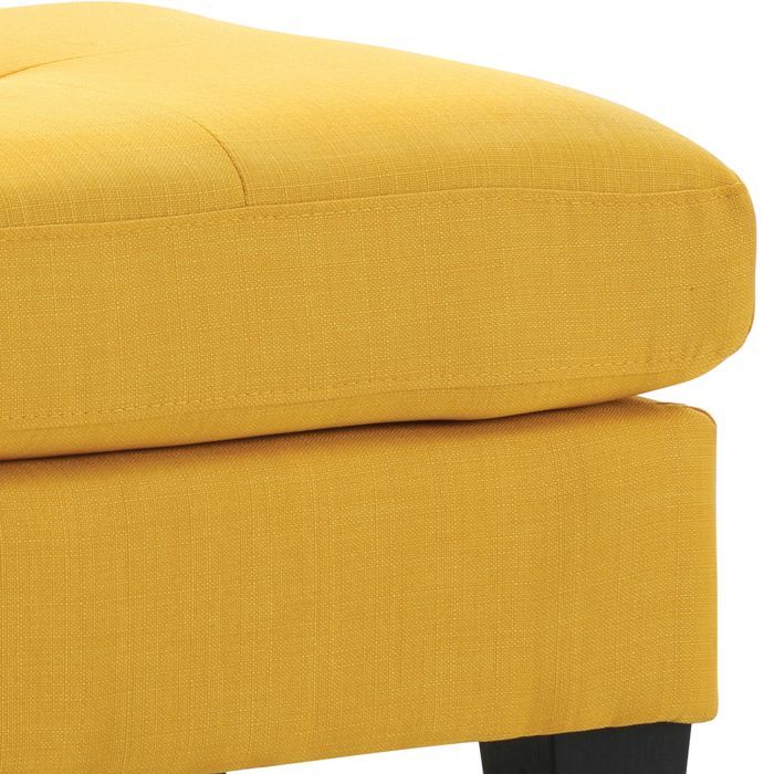 Upholstered Ottoman by Glory Furniture, stylish casual ottoman with soft fabric and modern design for versatile home decor.