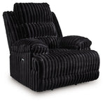 Rhine Falls - Zero Wall Power Recliner - Onyx - R&R Furniture Gallery (Fountain Valley, CA)