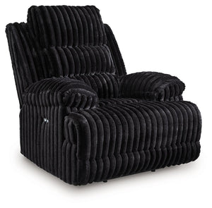 Rhine Falls - Zero Wall Power Recliner - Onyx - R&R Furniture Gallery (Fountain Valley, CA)