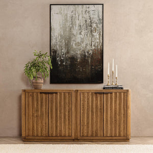 Labelle - 4 Door Buffet - Tan Oak - R&R Furniture Gallery (Fountain Valley, CA)