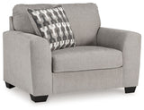 Avenal Park - Chair And A Half - Flannel - R&R Furniture Gallery (Fountain Valley, CA)
