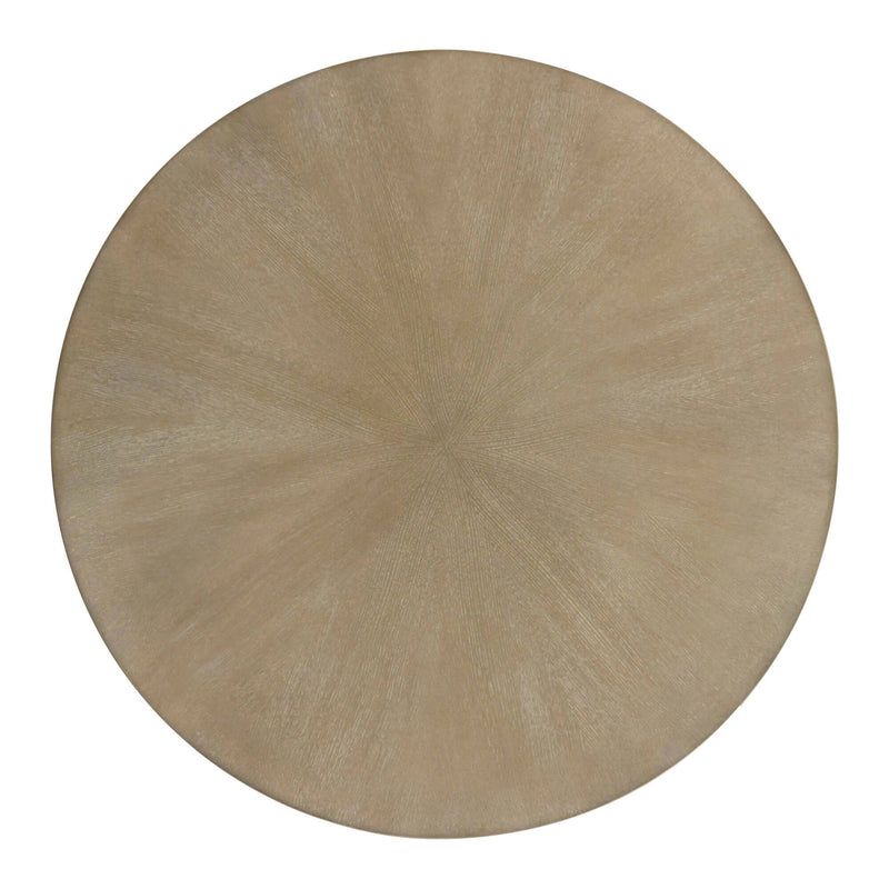 Round Coffee Table With Solid Veneer Top - R&R Furniture Gallery (Fountain Valley, CA)