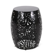 Large modern metal end table by Noble House featuring sleek design and sturdy construction for contemporary living spaces.