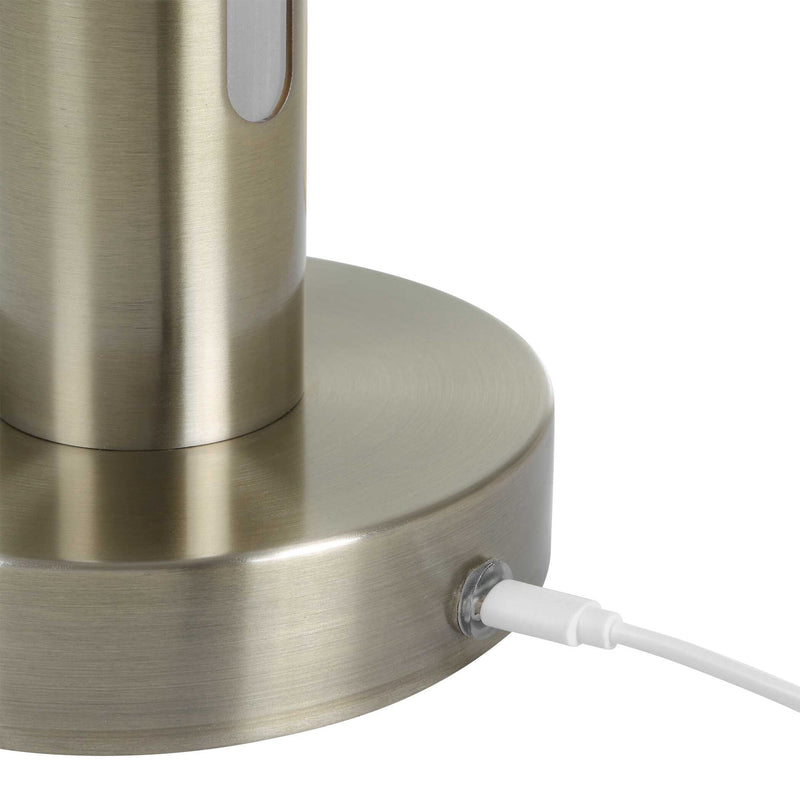 Tron - Rechargeable LED Accent Lamp - Brass,Gold