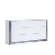 Moon - Smooth Dresser With LED - White - R&R Furniture Gallery (Fountain Valley, CA)