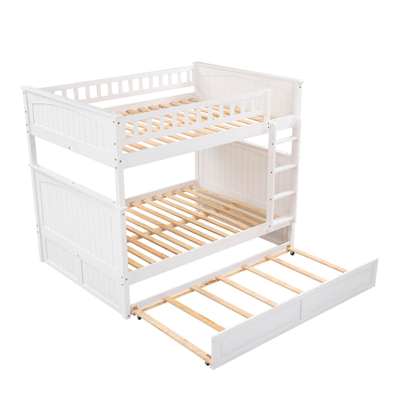 Bunk Bed With Twin Size Trundle, Guardrails - R&R Furniture Gallery (Fountain Valley, CA)