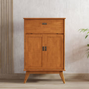 Draper - Mid Century Bar Cabinet - R&R Furniture Gallery (Fountain Valley, CA)