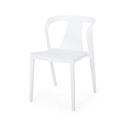 Set of two Noble House Orchid chairs with sleek modern design, featuring cushioned seats and stylish wooden legs.