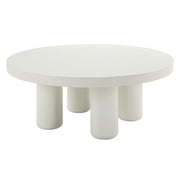 Sanat - Coffee Table - White - R&R Furniture Gallery (Fountain Valley, CA)