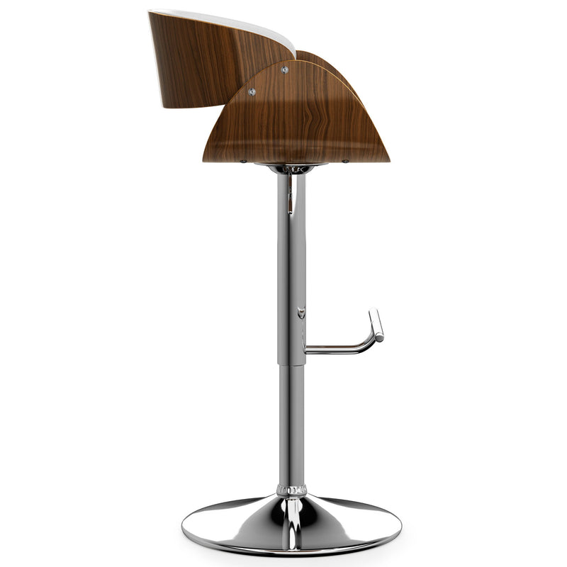 Amery - Mid Century Modern Adjustable Swivel Bar Stool - R&R Furniture Gallery (Fountain Valley, CA)