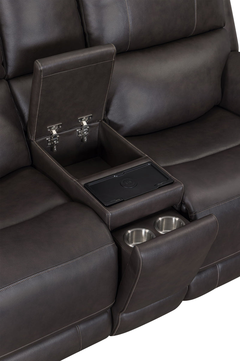 Easton - Zero Gravity Power Reclining Tilt Console Loveseat P3