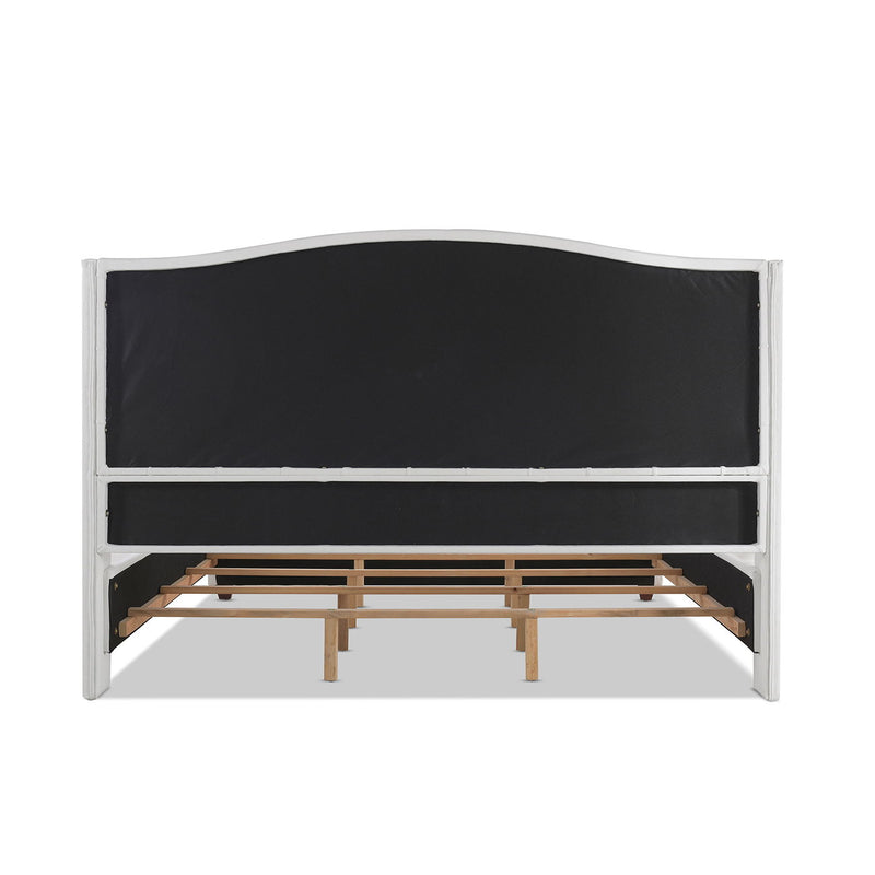 Marcella - Upholstered Shelter Headboard Bed Set - R&R Furniture Gallery (Fountain Valley, CA)