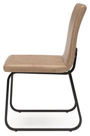 Pharwynn - Dining Upholstered Side Chair (Set of 4) - Toast - R&R Furniture Gallery (Fountain Valley, CA)