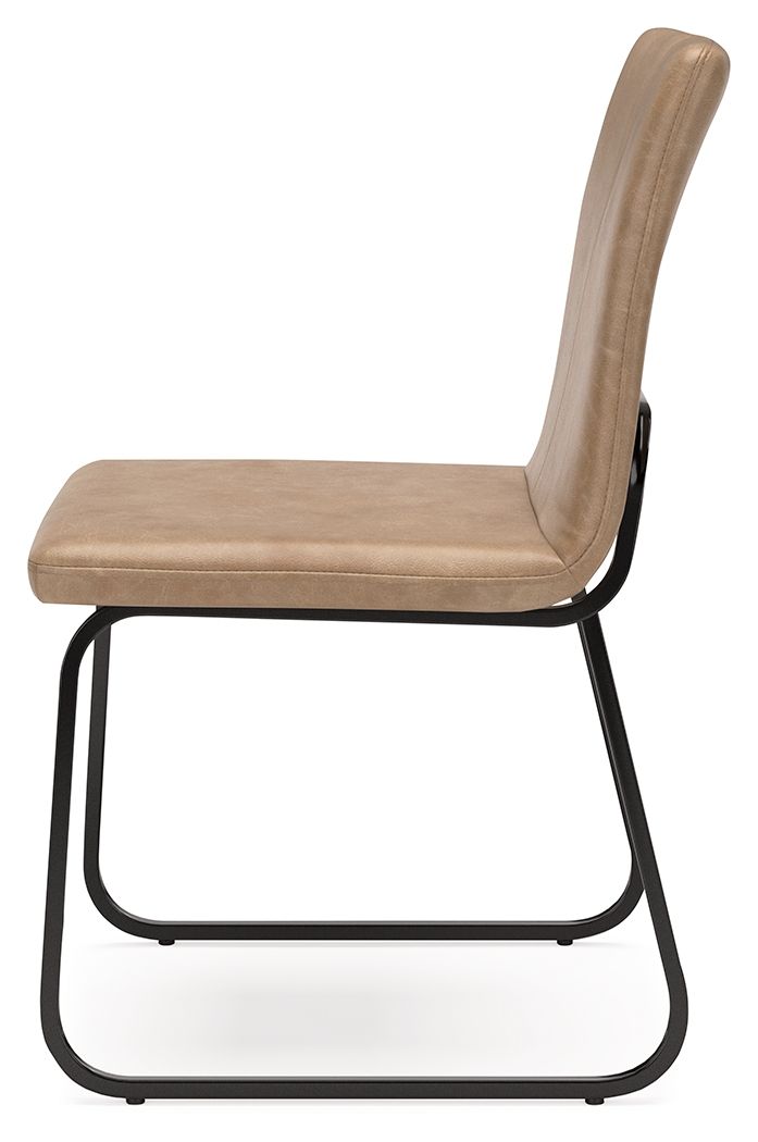 Pharwynn - Dining Upholstered Side Chair (Set of 4) - Toast - R&R Furniture Gallery (Fountain Valley, CA)