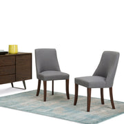 Walden - Deluxe Dining Chair (Set of 2) - Slate Gray - R&R Furniture Gallery (Fountain Valley, CA)