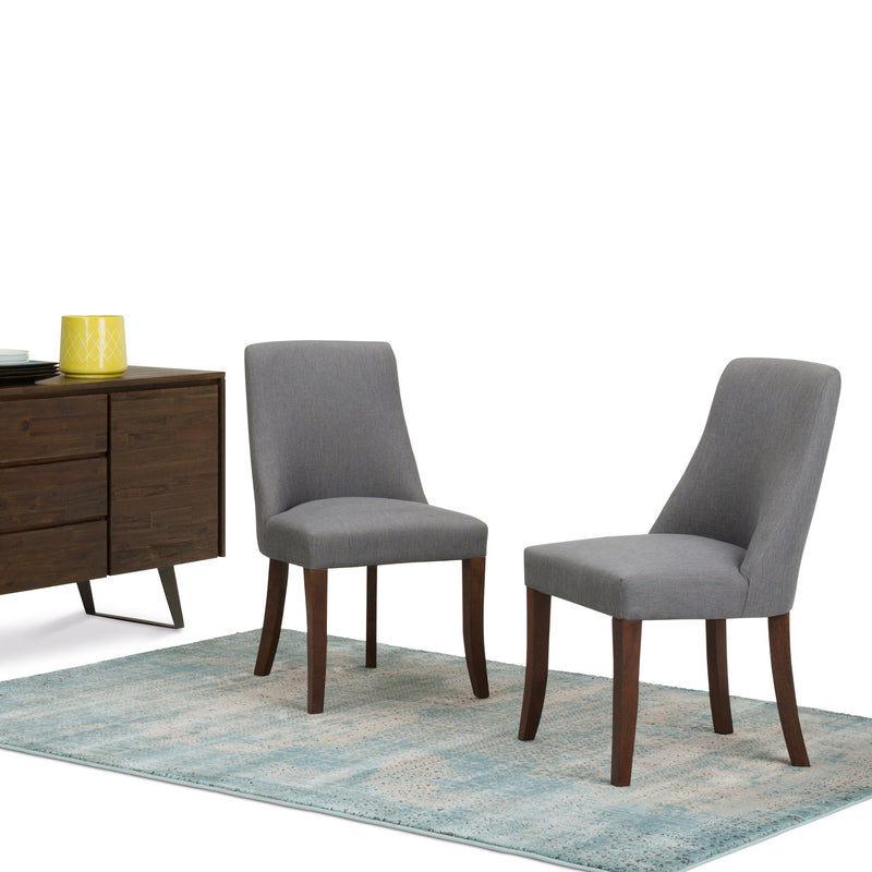 Walden - Deluxe Dining Chair (Set of 2) - Slate Gray - R&R Furniture Gallery (Fountain Valley, CA)
