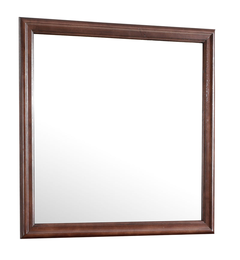 Elegant traditional wall mirror by Glory Furniture with a classic frame, suitable for any room decor.