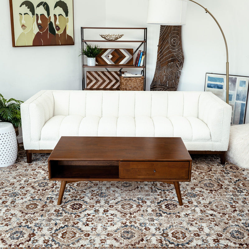 Caroline - Coffee Table - Walnut Brown - R&R Furniture Gallery (Fountain Valley, CA)