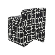 Pippa - Geometric Jacquard Weave Stool - R&R Furniture Gallery (Fountain Valley, CA)