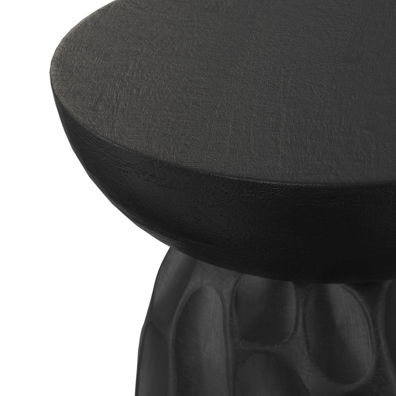 Boyd - V Chisel Accent Table - Black - R&R Furniture Gallery (Fountain Valley, CA)
