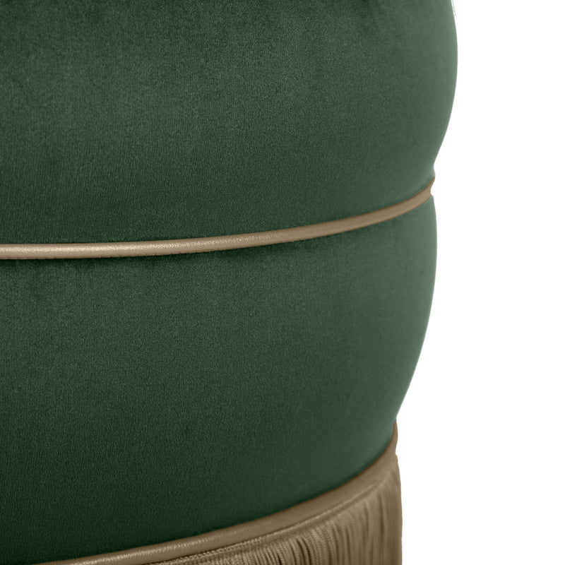 Lakka - Velvet Ottoman - R&R Furniture Gallery (Fountain Valley, CA)