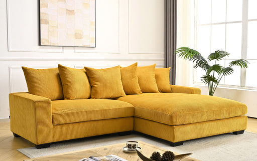 Luxe - Oversized 2 Piece Sectional Couches For Living Room, L Shaped Sofa With Chaise - R&R Furniture Gallery (Fountain Valley, CA)