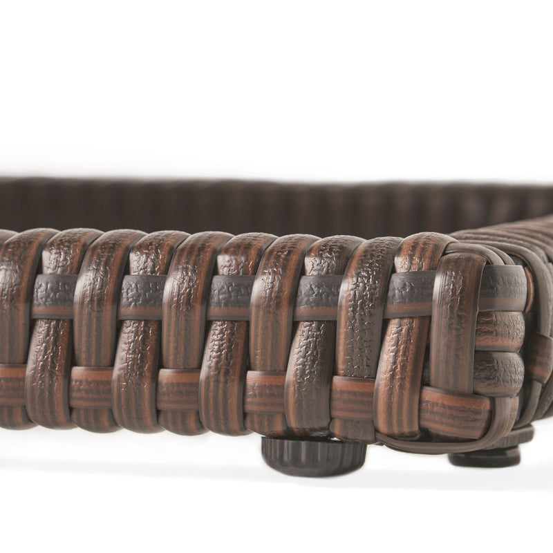 Bucharest - End Table C Shaped Side Table Rattan - Brown - R&R Furniture Gallery (Fountain Valley, CA)