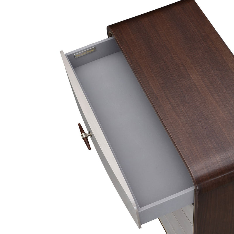 Houston - 5-Drawer Chest - Walnut - R&R Furniture Gallery (Fountain Valley, CA)