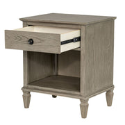 Victoria - Nightstand With Open Storage - R&R Furniture Gallery (Fountain Valley, CA)