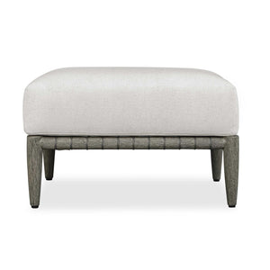Borneo - Cushion Outdoor Ottoman - White