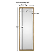 Uttermost Vilmos metallic gold wall mirror with a sleek, round design, reflecting modern elegance and stylish home decor.