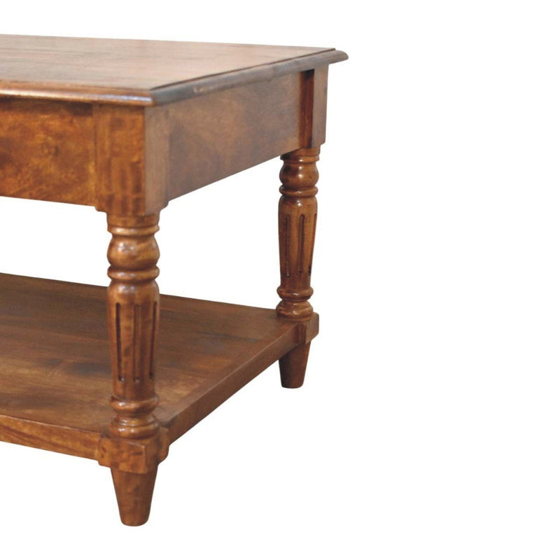 Turned Legs Drawer Table - R&R Furniture Gallery (Fountain Valley, CA)