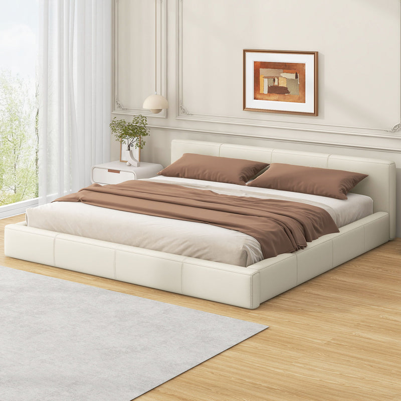 Stylish Upholstered Bed With Birch Wood Frame - R&R Furniture Gallery (Fountain Valley, CA)