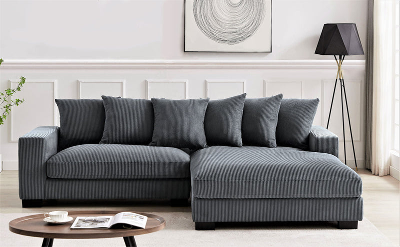 Luxe - Oversized 2 Piece Sectional Couches For Living Room, L Shaped Sofa With Chaise - R&R Furniture Gallery (Fountain Valley, CA)