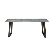 Kaylia - Dining Table - Aluminum & Gunmetal - R&R Furniture Gallery (Fountain Valley, CA)